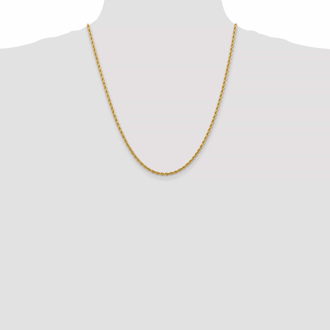 Lovely Rita's Chains 14k Yellow Gold 2.75mm D.C Rope Chain