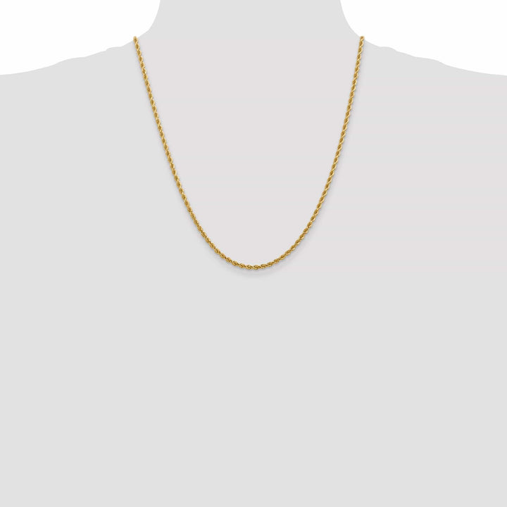 Lovely Rita's Chains 14k Yellow Gold 2.75mm D.C Rope Chain