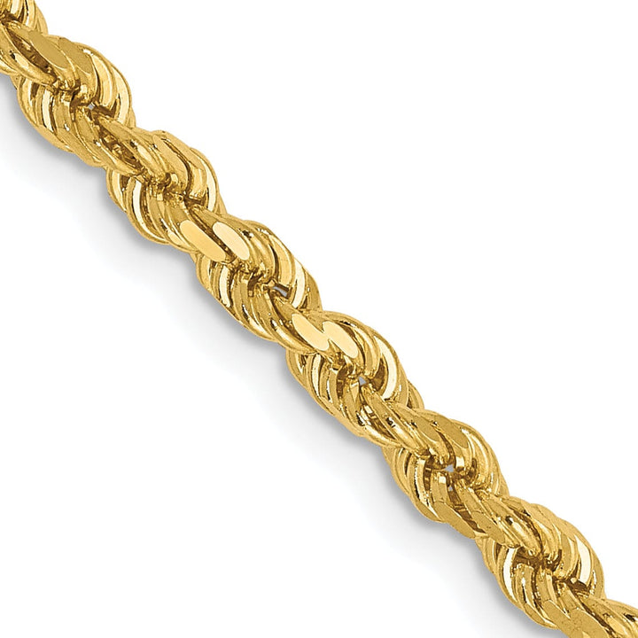 Lovely Rita's Chains 14k Yellow Gold 2.75mm D.C Rope Chain