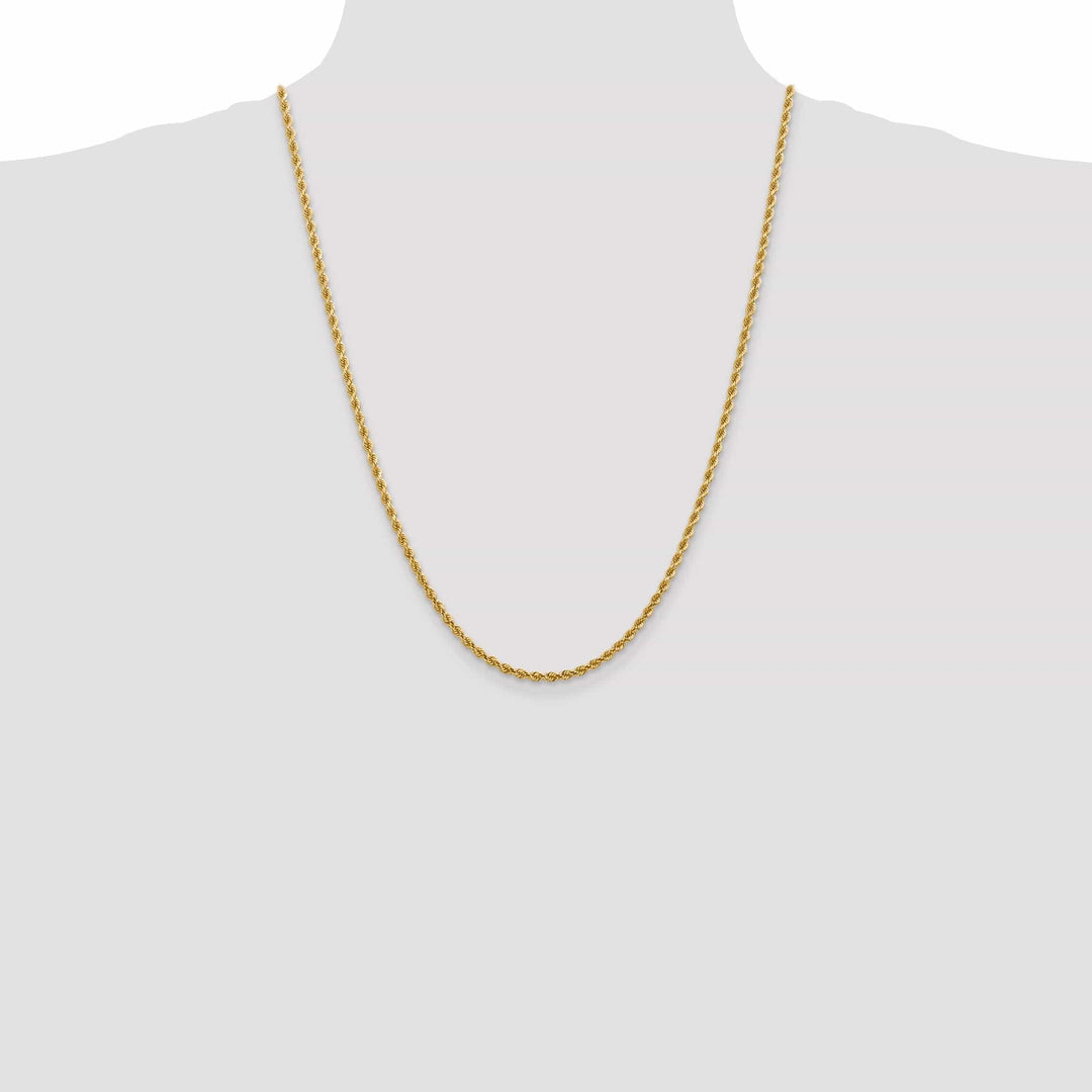 Lovely Rita's Chains 14k Yellow Gold 2.75mm D.C Rope Chain