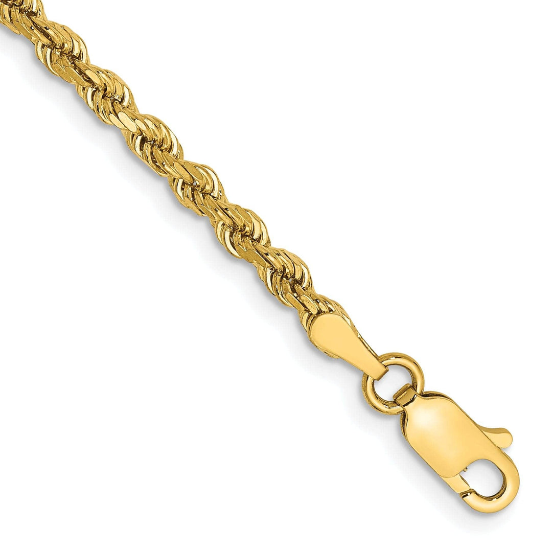 Lovely Rita's Chains 14k Yellow Gold 2.75mm Diamond Cut Rope Chain