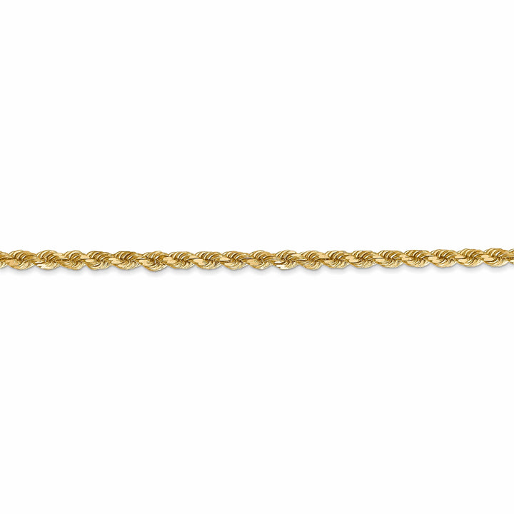 Lovely Rita's Chains 14k Yellow Gold 2.75mm Diamond Cut Rope Chain