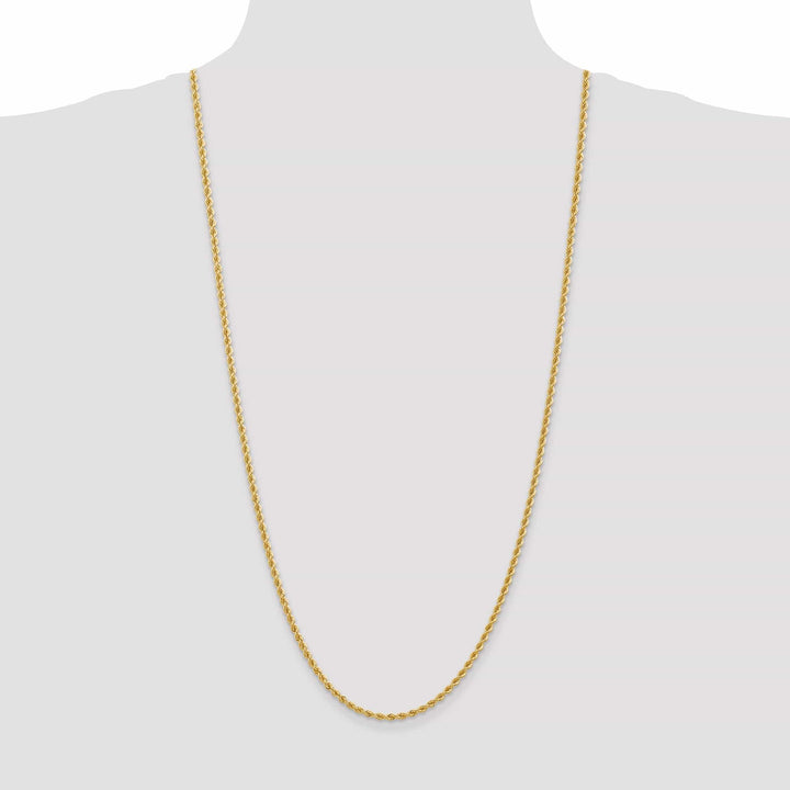 Lovely Rita's Chains 14k Yellow Gold 2.75mm Handmade Rope Chain