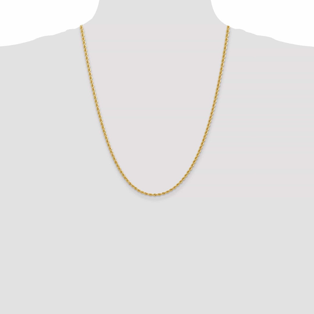 Lovely Rita's Chains 14k Yellow Gold 2.75mm Handmade Rope Chain