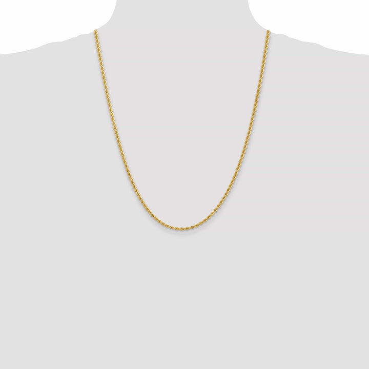 Lovely Rita's Chains 14k Yellow Gold 2.75mm Handmade Rope Chain