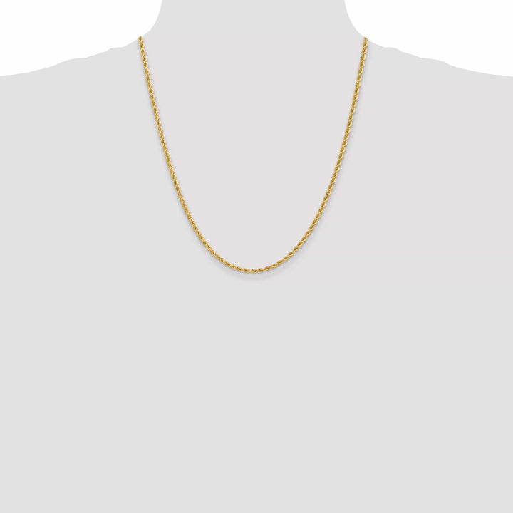 Lovely Rita's Chains 14k Yellow Gold 2.75mm Handmade Rope Chain