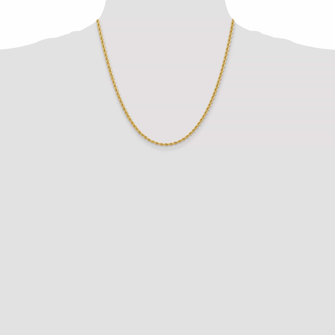 Lovely Rita's Chains 14k Yellow Gold 2.75mm Handmade Rope Chain