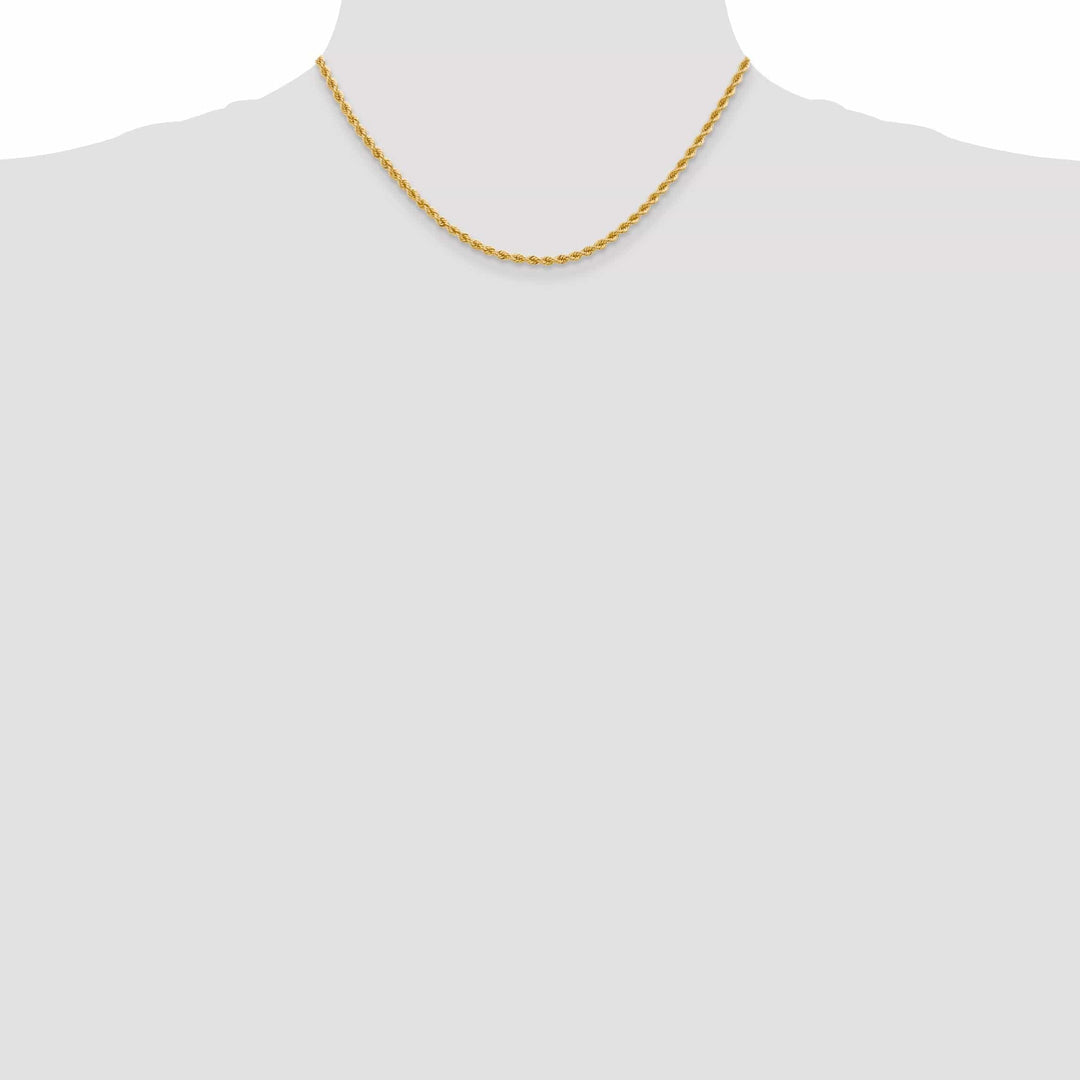 Lovely Rita's Chains 14k Yellow Gold 2.75mm Handmade Rope Chain