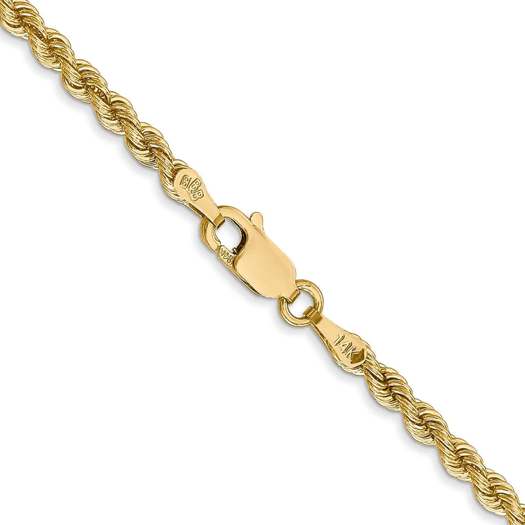 Lovely Rita's Chains 14k Yellow Gold 2.75mm Handmade Rope Chain