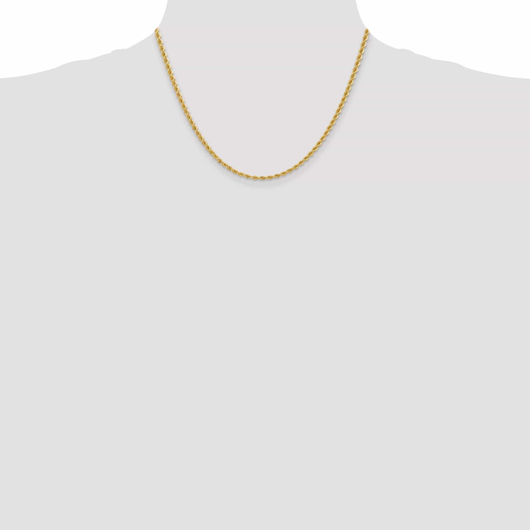 Lovely Rita's Chains 14k Yellow Gold 2.75mm Handmade Rope Chain