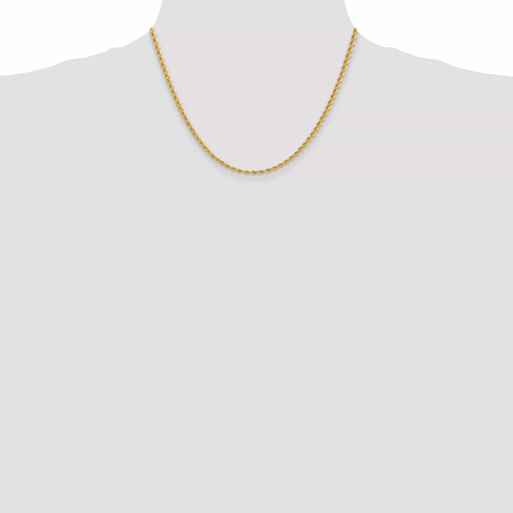 Lovely Rita's Chains 14k Yellow Gold 2.75mm Handmade Rope Chain