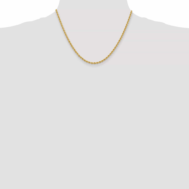 Lovely Rita's Chains 14k Yellow Gold 2.75mm Regular Rope Chain