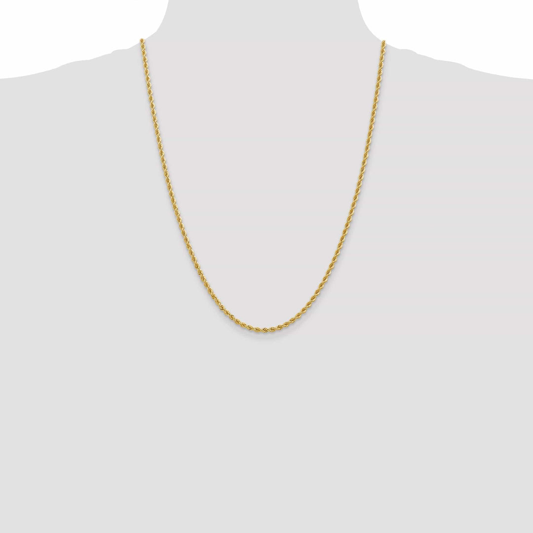 Lovely Rita's Chains 14k Yellow Gold 2.75mm Regular Rope Chain