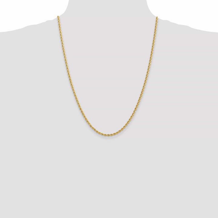 Lovely Rita's Chains 14k Yellow Gold 2.75mm Regular Rope Chain