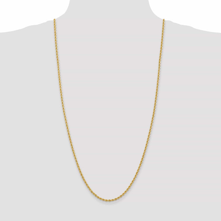 Lovely Rita's Chains 14k Yellow Gold 2.75mm Regular Rope Chain