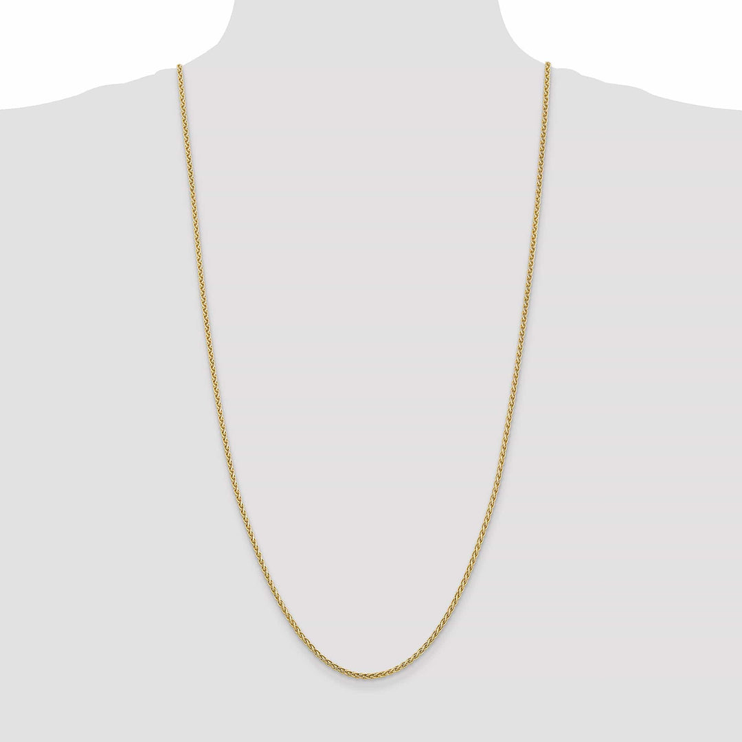 Lovely Rita's Chains 14k Yellow Gold 2.80mm Solid Polish Spiga Chain