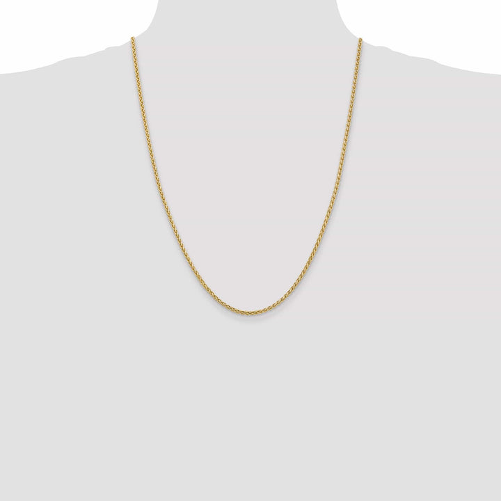 Lovely Rita's Chains 14k Yellow Gold 2.80mm Solid Polish Spiga Chain