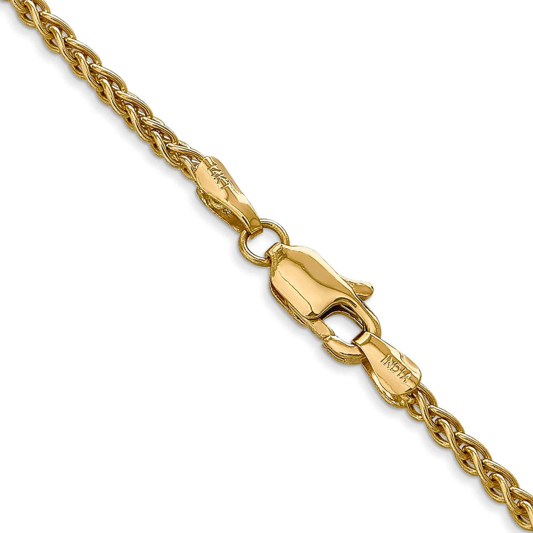 Lovely Rita's Chains 14k Yellow Gold 2.80mm Solid Polish Spiga Chain