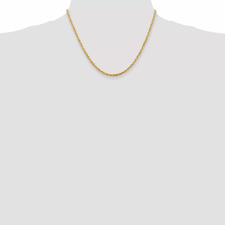 Lovely Rita's Chains 14k Yellow Gold 2.82mm DC ExtraLight Rope Chain