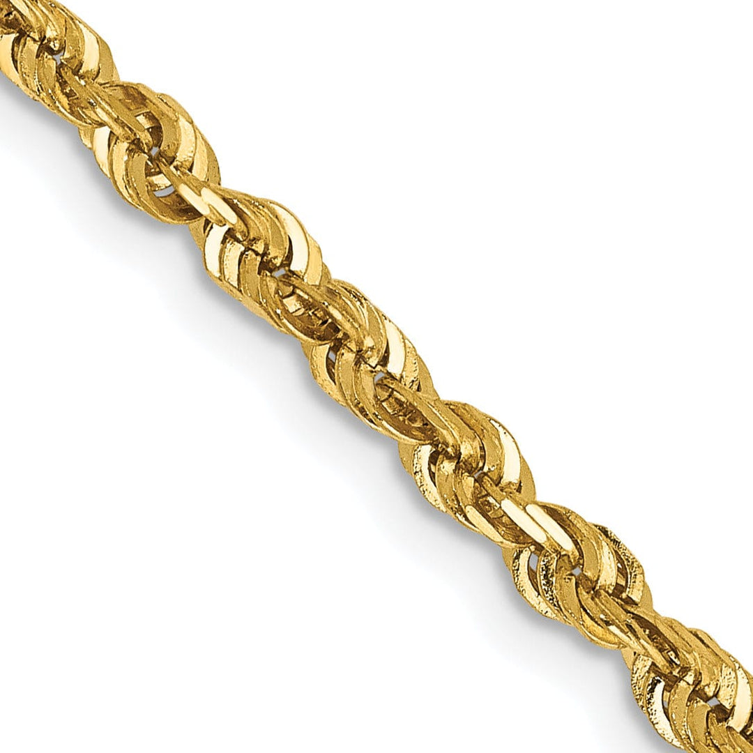 Lovely Rita's Chains 14k Yellow Gold 2.82mm DC ExtraLight Rope Chain