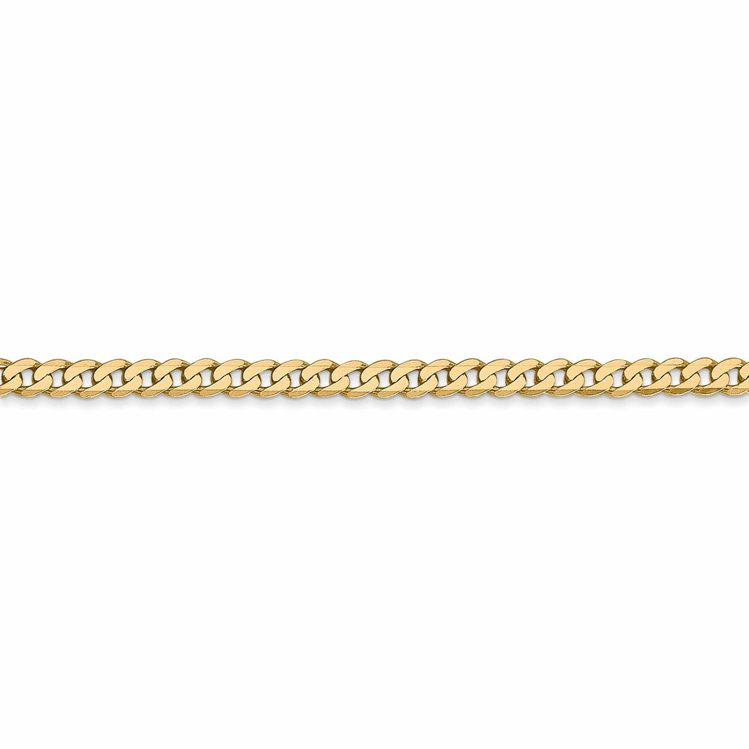 Lovely Rita's Chains 14k Yellow Gold 2.9mm Flat Beveled Curb Chain