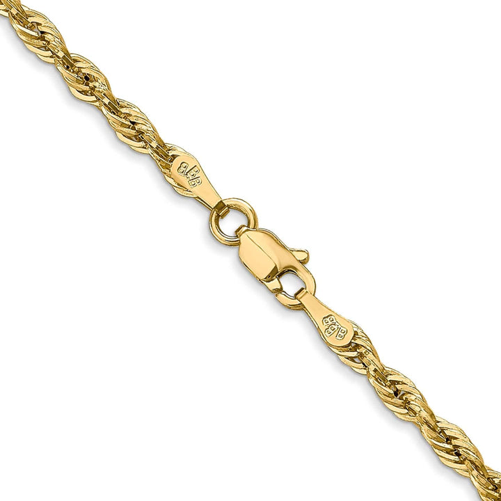 Lovely Rita's Chains 14k Yellow Gold 2.9mm Semi Solid Rope Chain