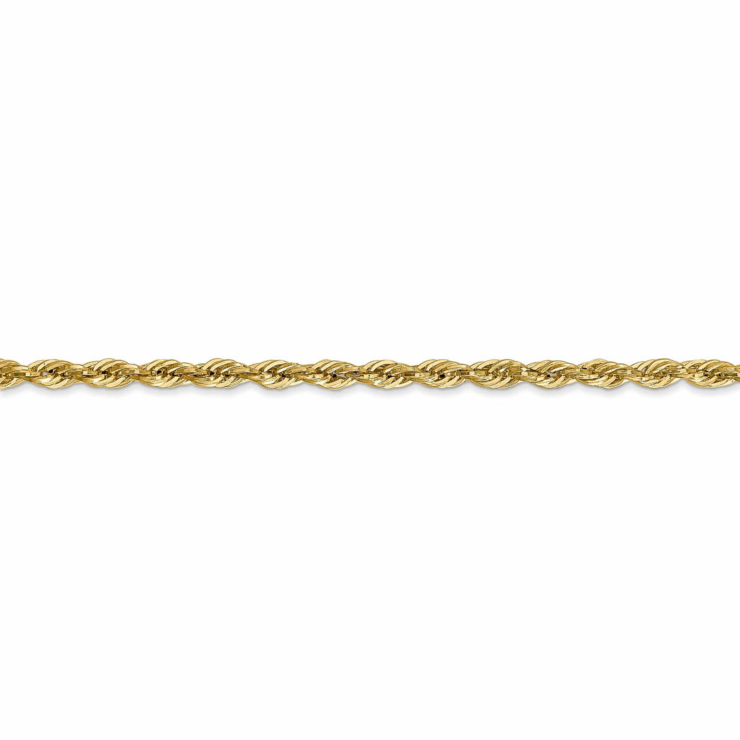 Lovely Rita's Chains 14k Yellow Gold 2.9mm Semi Solid Rope Chain