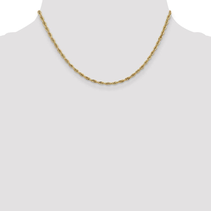 Lovely Rita's Chains 14k Yellow Gold 2.9mm Semi Solid Rope Chain