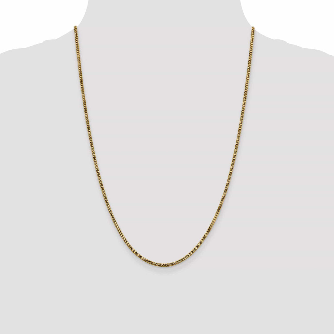 Lovely Rita's Chains 14k Yellow Gold 2 mm Franco Chain