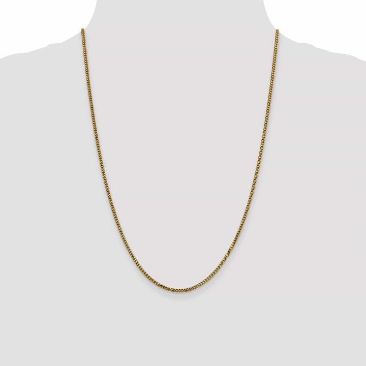 Lovely Rita's Chains 14k Yellow Gold 2 mm Franco Chain