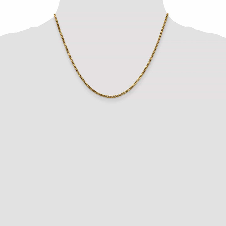 Lovely Rita's Chains 14k Yellow Gold 2 mm Franco Chain