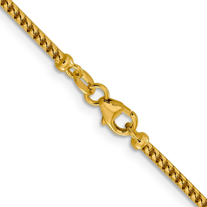 Lovely Rita's Chains 14k Yellow Gold 2 mm Franco Chain