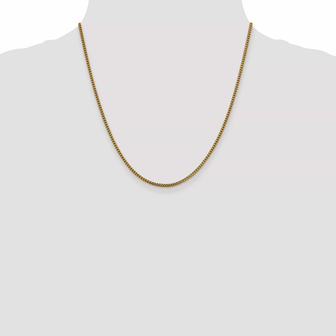 Lovely Rita's Chains 14k Yellow Gold 2 mm Franco Chain