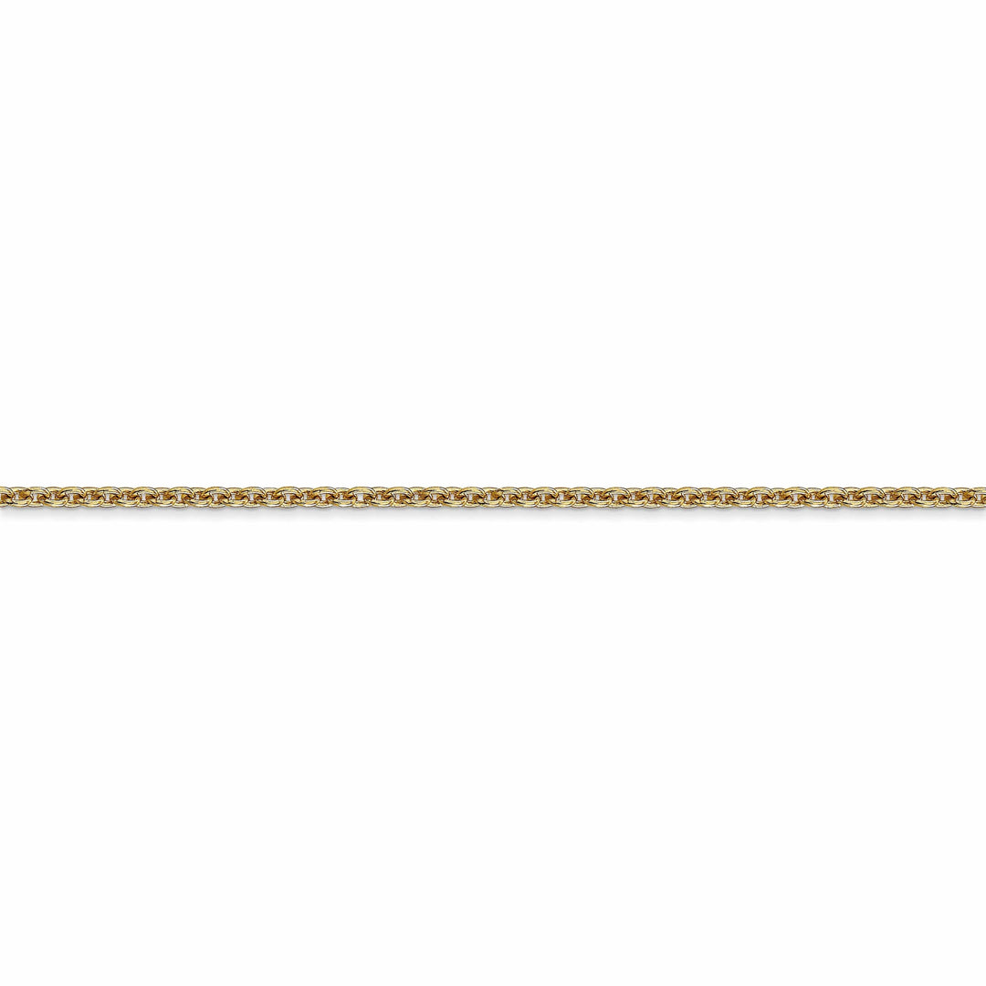 Lovely Rita's Chains 14k Yellow Gold 2mm Solid Polished Cable Chain