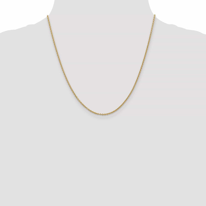 Lovely Rita's Chains 14k Yellow Gold 2mm Solid Polished Cable Chain