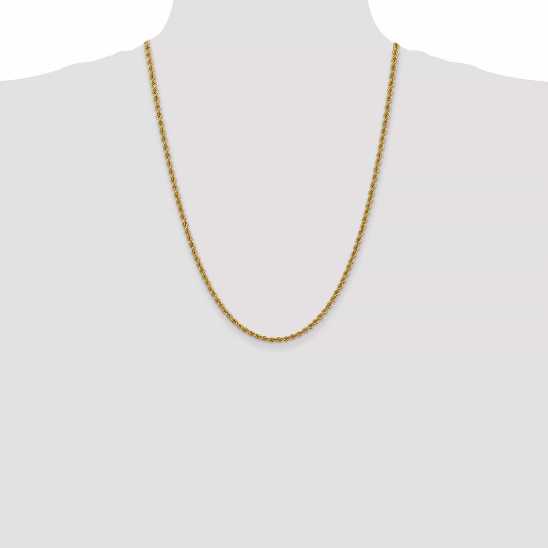 Lovely Rita's Chains 14k Yellow Gold 3.00-mm Handmade Rope Chain