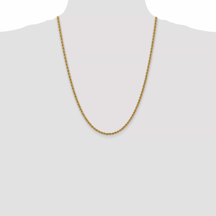 Lovely Rita's Chains 14k Yellow Gold 3.00-mm Handmade Rope Chain