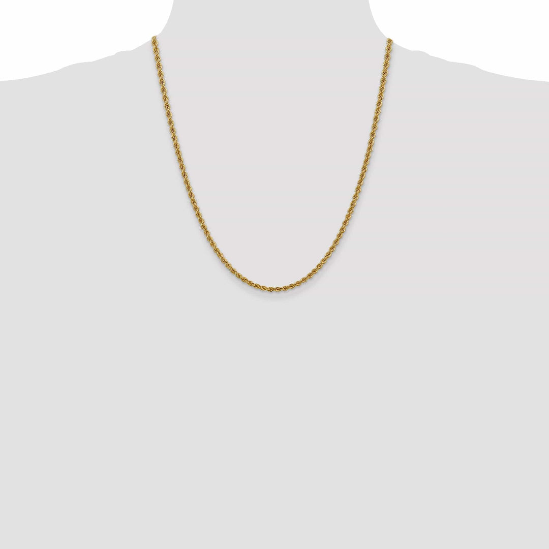 Lovely Rita's Chains 14k Yellow Gold 3.00-mm Handmade Rope Chain