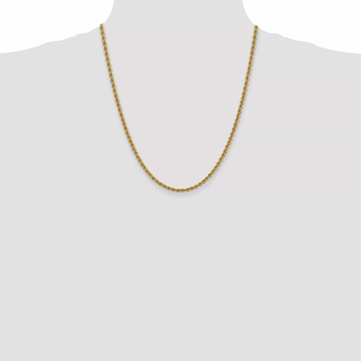 Lovely Rita's Chains 14k Yellow Gold 3.00-mm Handmade Rope Chain
