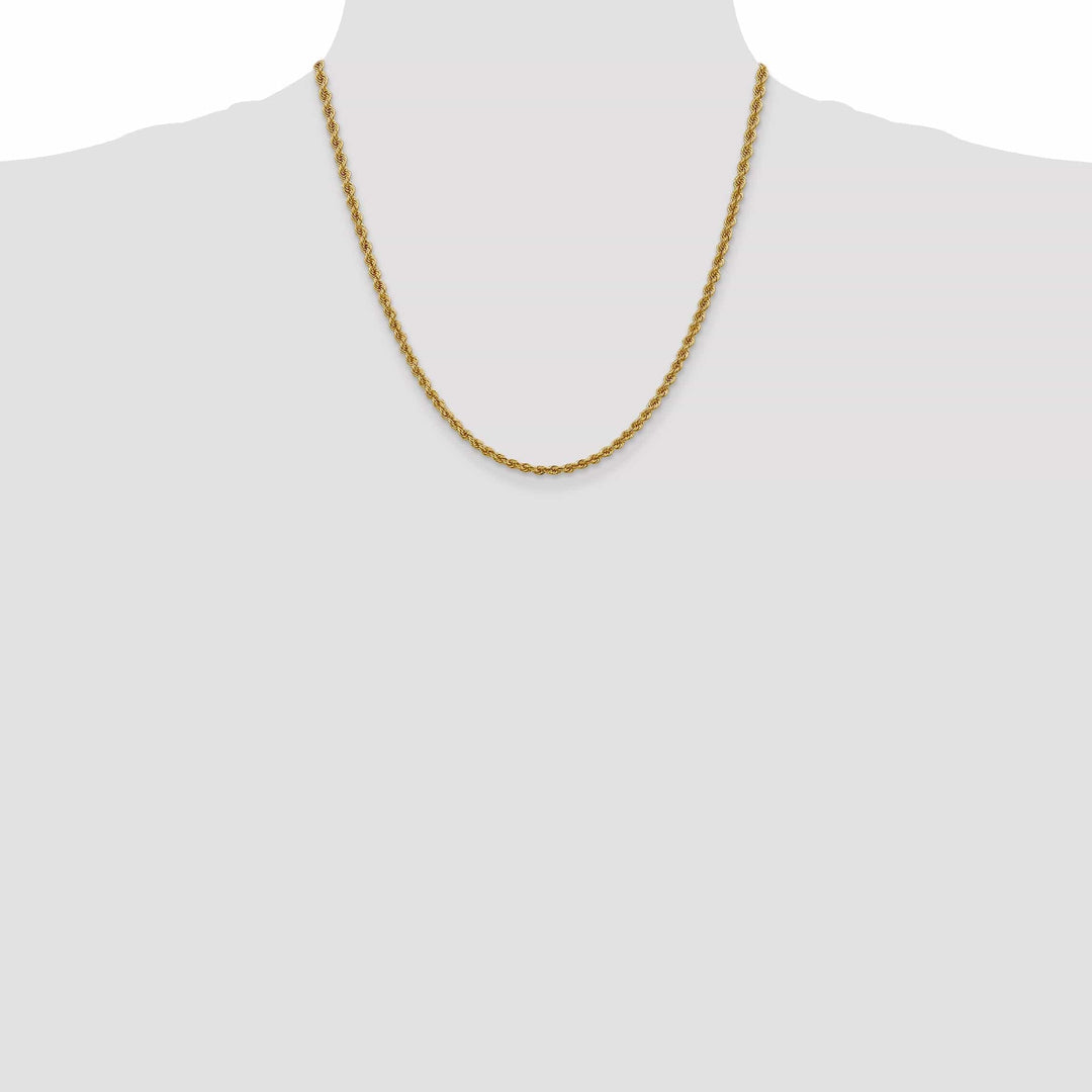 Lovely Rita's Chains 14k Yellow Gold 3.00-mm Handmade Rope Chain