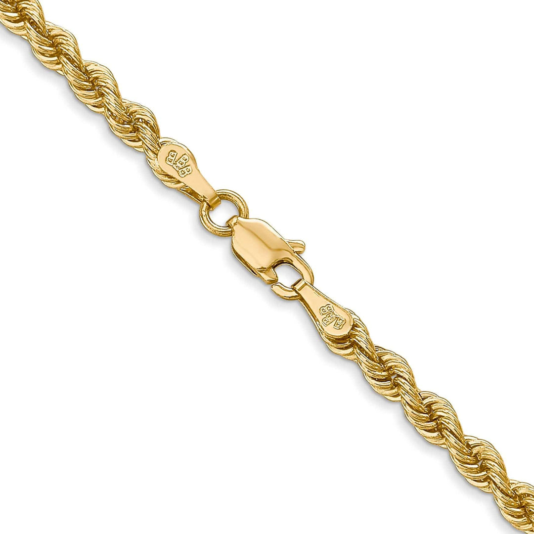 Lovely Rita's Chains 14k Yellow Gold 3.00-mm Handmade Rope Chain