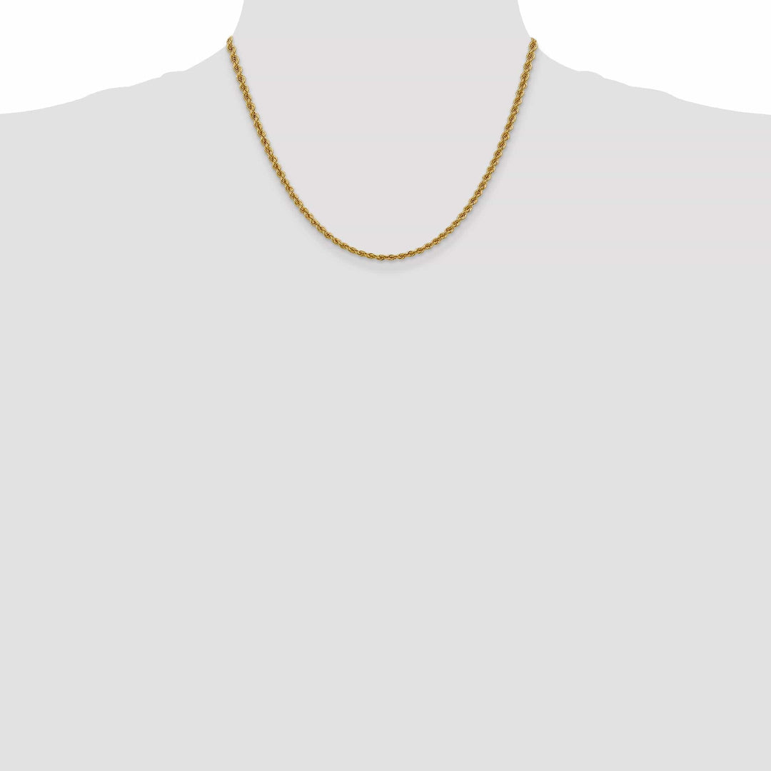 Lovely Rita's Chains 14k Yellow Gold 3.00-mm Handmade Rope Chain