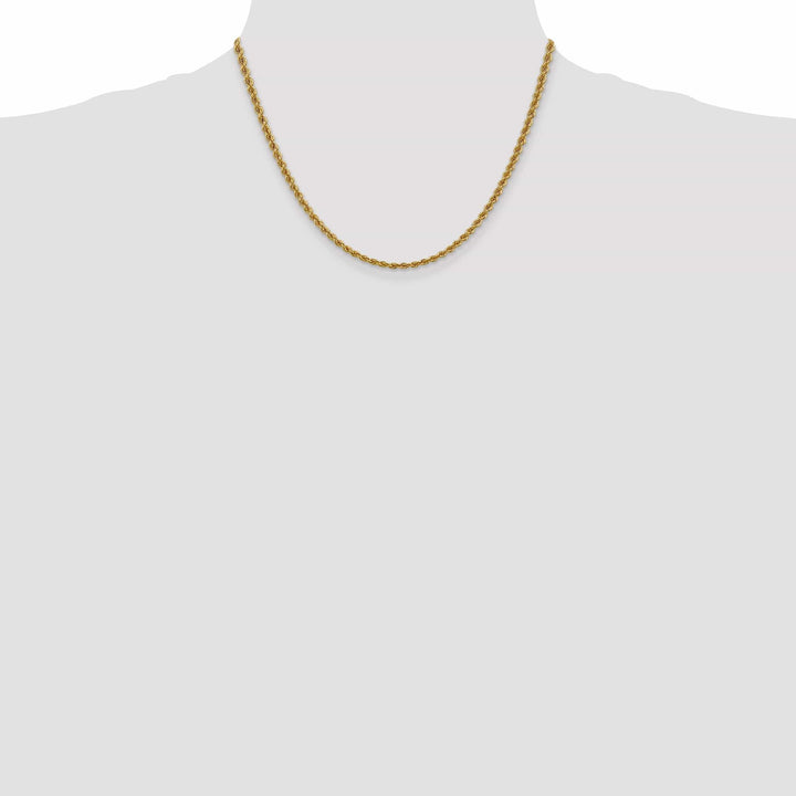 Lovely Rita's Chains 14k Yellow Gold 3.00-mm Handmade Rope Chain