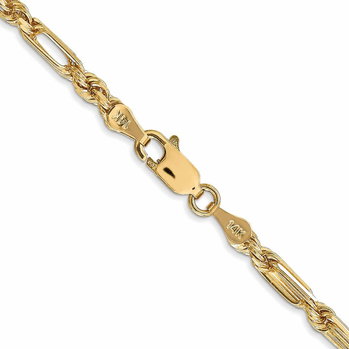 Lovely Rita's Chains 14k Yellow Gold 3.00mm D.C Milano Rope Chain