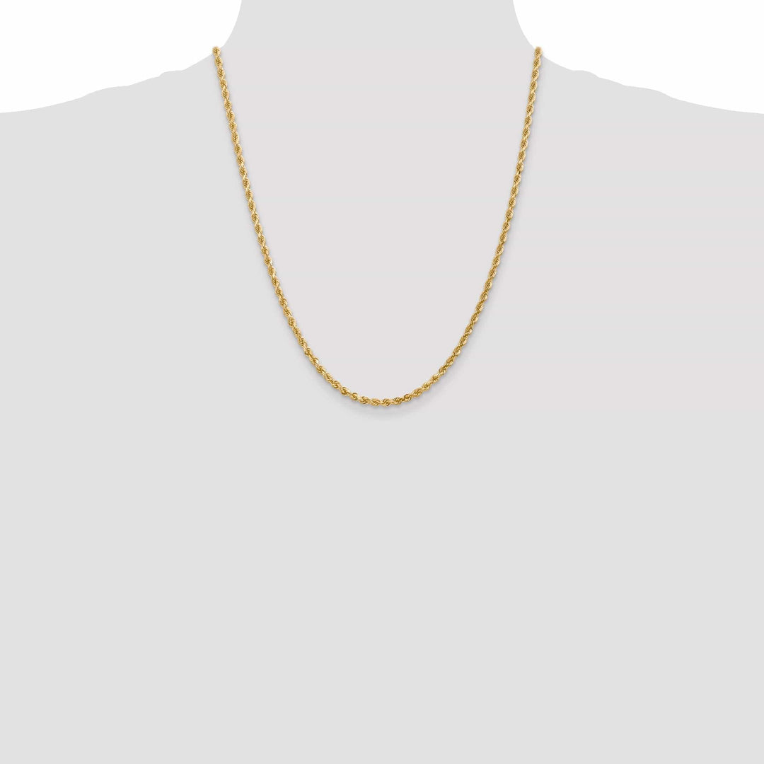 Lovely Rita's Chains 14k Yellow Gold 3.00mm D.C Rope Chain