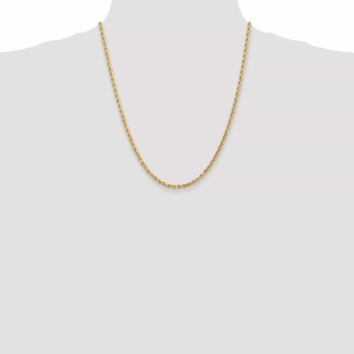 Lovely Rita's Chains 14k Yellow Gold 3.00mm D.C Rope Chain