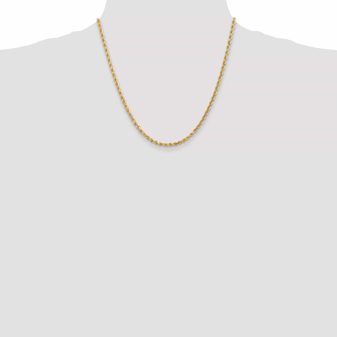 Lovely Rita's Chains 14k Yellow Gold 3.00mm D.C Rope Chain