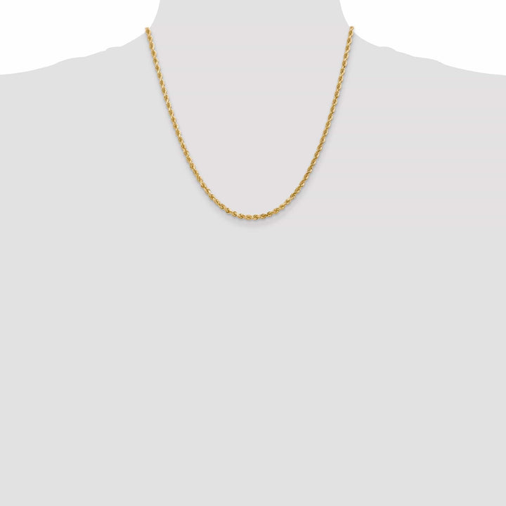Lovely Rita's Chains 14k Yellow Gold 3.00mm D.C Rope Chain