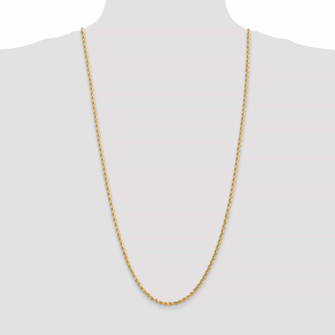 Lovely Rita's Chains 14k Yellow Gold 3.00mm D.C Rope Chain
