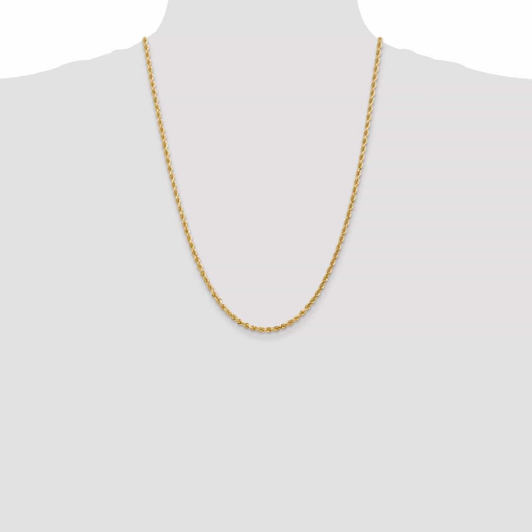 Lovely Rita's Chains 14k Yellow Gold 3.00mm D.C Rope Chain